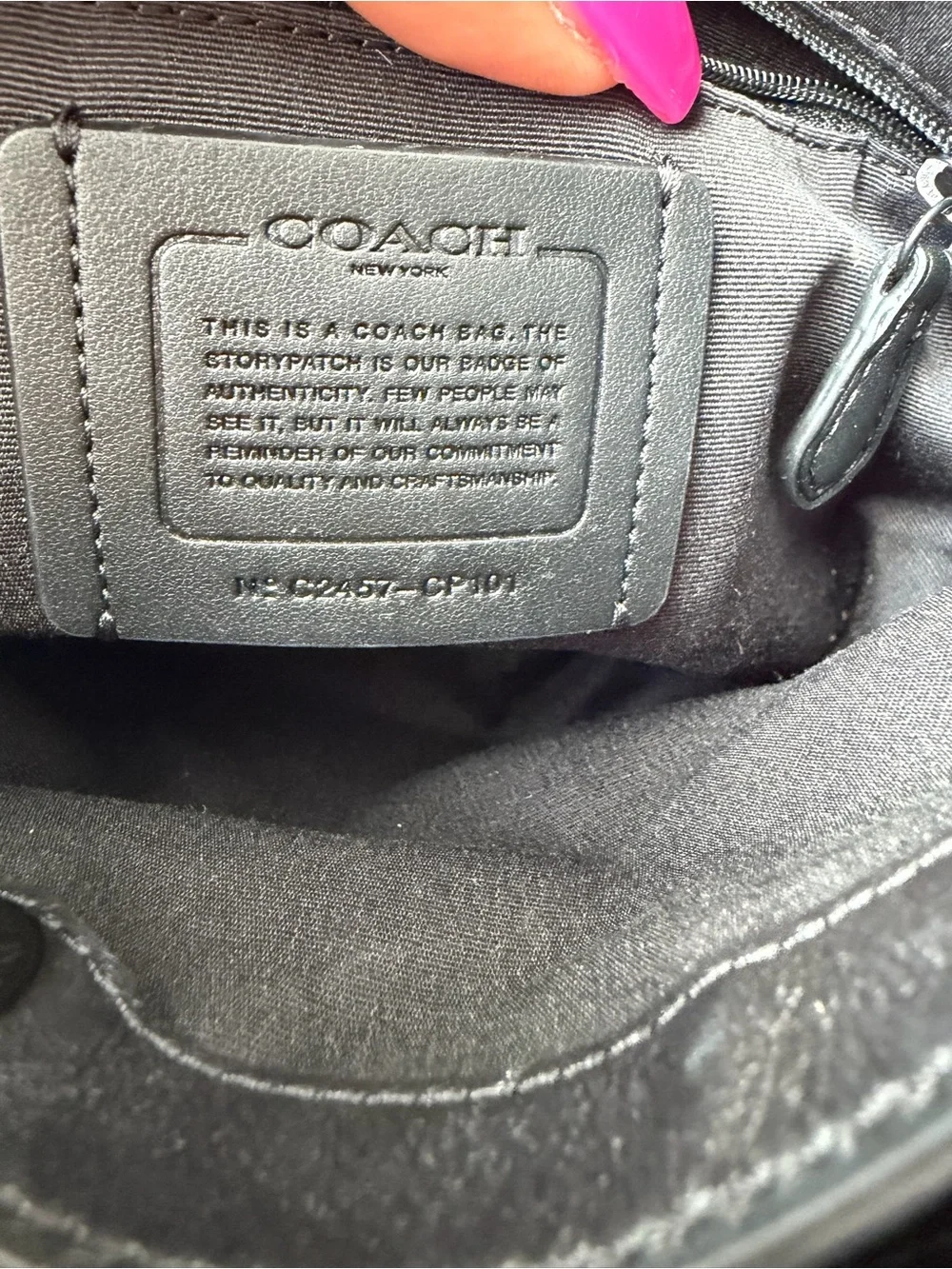 COACH Penelope Black Leather Shoulder Bag - Sleek Everyday Hobo Style CP101